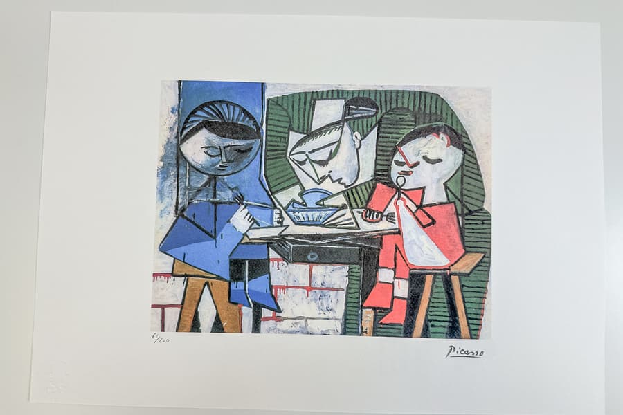 Lithografie nach Picasso, limitiert
